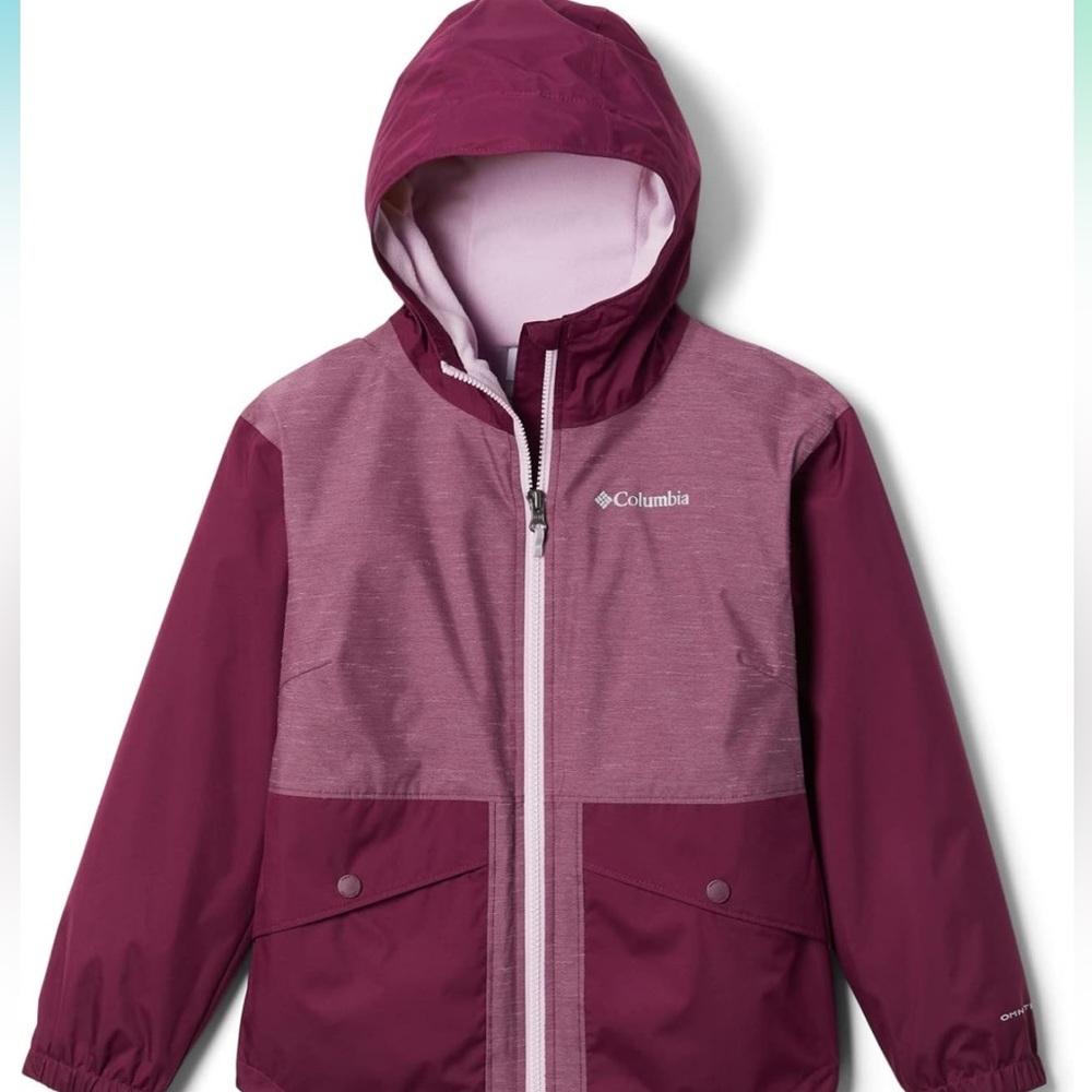Columbia rainy days fleeced lined jacket